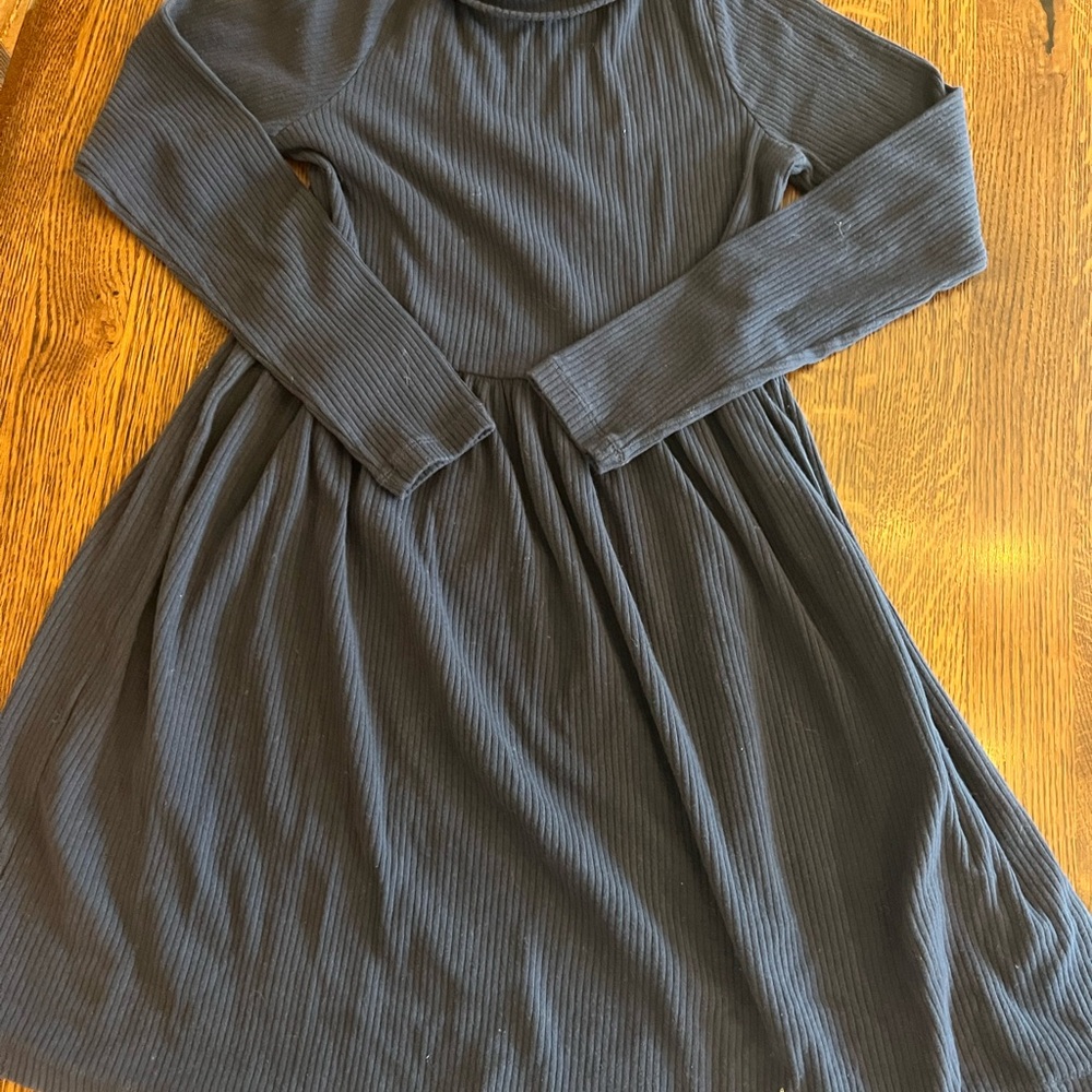 Crewcuts navy Long Sleeve turtleneck Dress $35